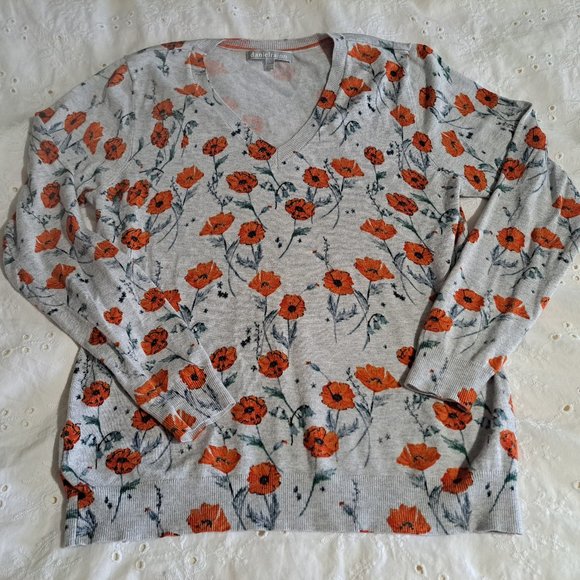 Danielrainn Floral Blouse ( Poppy design)  - size Small - Picture 1 of 3